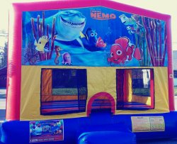FindingNemobanner 56125562 Module Bounce House With A WET Slide (Water Slide)
