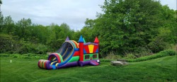 Screenshot 20240518 124847 Photos 1716050963 Rainbow Bounce House With A DRY Slide