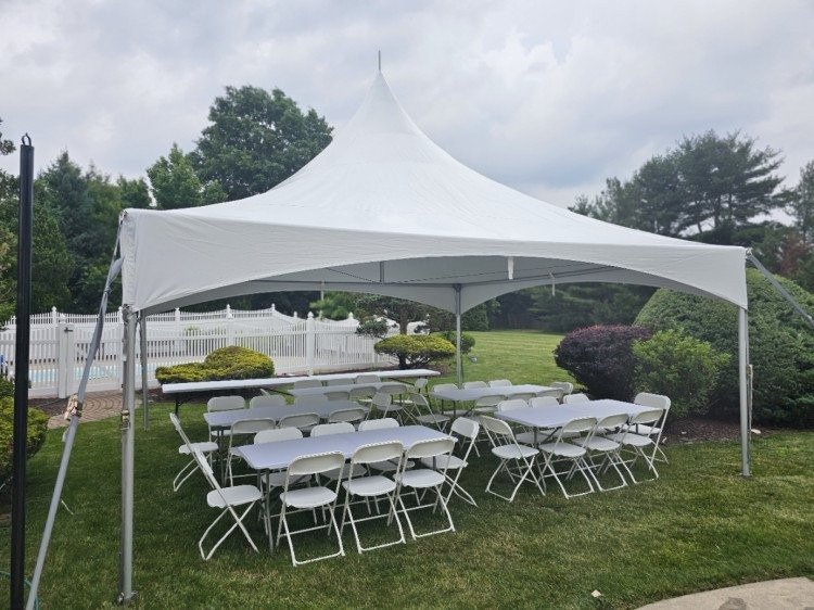 40 FT x 20 FT Tent Package (Tent, (8)Tables, (48)Chair