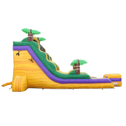 xsl wd18 ytm side 1a 1755010766 Tropical Yellow Marble Water Slide 18 FT Tall