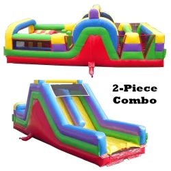 OC1 1776793345 1 60 FT Retro Obstacle Course (DRY SLIDE ONLY)