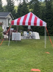 IMG 7504 1782680927 10 FT X 10 FT Red/ White Popup Tent